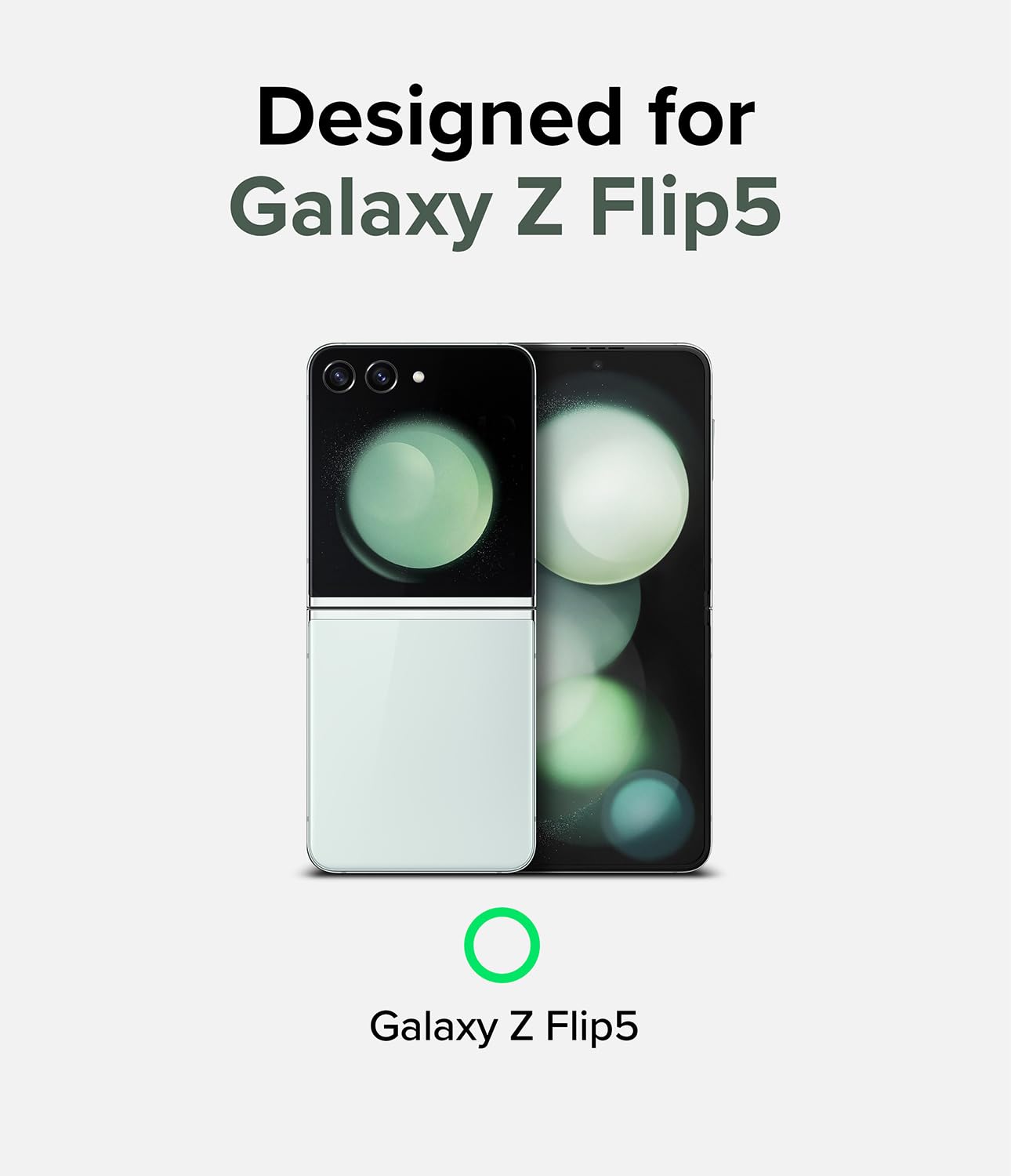 Samsung Galaxy Z Flip 5 Case Cover | Slim  Series | Matte Clear