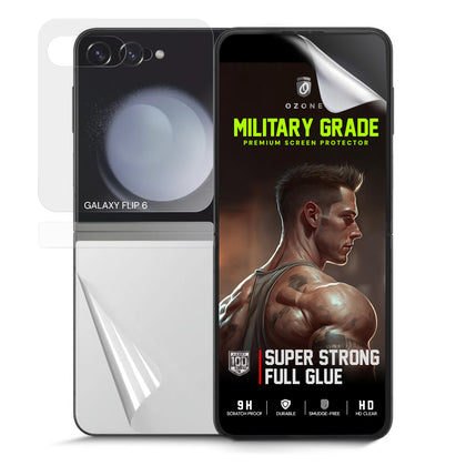 Samsung Galaxy Z Flip 6 Screen Protector | Flexible TPU Film [Front + Back]