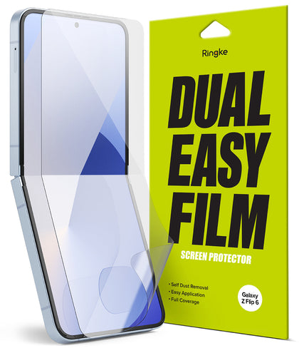 Samsung Galaxy Z Flip 6 Screen Protector | Dual Easy Film | 2 Pack