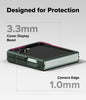 Samsung Galaxy Z Flip 7 Case Cover | Onyx Series |Dark Green