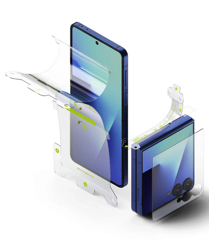 3-in-1 Protector Pro [Cover Display + Inner Screen + Foldable Hinge] For Samsung Galaxy Z Flip 7