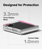 Samsung Galaxy Z Flip 8 Case Cover | Fusion Flap Magnetic Series | Clear