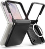 Samsung Galaxy Z Flip 8 Case Cover | Onyx Flap Magnetic Series | Black