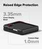 Samsung Galaxy Z Flip 8 Case Cover | Onyx Flap Magnetic Series | Black