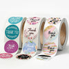 Thank You Stickers 1500 PCS – Colorful Pattern Labels for Packaging, Cards & Gifts