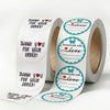 Homemade with Love / Thank You Stickers – 1000 PCS Round Labels for Packaging & Gifts