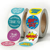 Encouragement & Thank You Stickers 1000 PCS – Motivational Labels for Packaging & Gifts