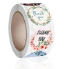 Thank You Stickers 1500 PCS – Colorful Pattern Labels for Packaging, Cards & Gifts