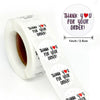 Homemade with Love / Thank You Stickers – 1000 PCS Round Labels for Packaging & Gifts