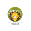Encouragement Stickers 1500 PCS – Motivational Round Labels for Cards, Gifts & Packaging