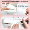 500 PCS Circle Dot Stickers 1 Inch White Color Coding Thermal Labels Dots Writable Printable Small Stickers