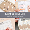 500 PCS Circle Dot Stickers 1 Inch White Color Coding Thermal Labels Dots Writable Printable Small Stickers