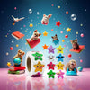 500Pcs Multicolor Smiling Stickers (8 Colors) Teaching Materials,1 Inch Small Star Stickers Roll