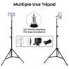 Professional Photo Photography Studio 200cm Height Studio Light Stand Tripod for Reflectors, Softboxes, Lights, Umbrellas, Backgrounds, DSLR [1 Per Pack] 1/4
