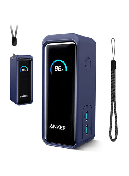 Anker Prime Power Bank 9600mAh 65W Case Cover with Lanyard | Silicone Series | Blue
