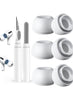 AirPods Pro 2nd/1st Generation with Cleaner kit | Noise Reduction Holewith | 3 Pair |3 Sizes S/M/L | White