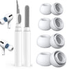 AirPods Pro 3 Ear Tips With Cleaning Pen  | 4 Sizes | White