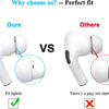 Airpods Pro 2nd/1st Generation with Noise Reduction Hole |[4 Pairs] Medium |Black and White