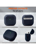 Leather Touch Case for AirPods 4 - Dark Blue