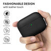 Airpods Pro 3 Case Cover , Leather Touch Design Protective Headphone Case Cover -Black