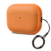 Airpods Pro 3 Case Cover , Leather Touch Design Protective Headphone Case Cover -Orange