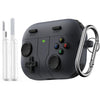 AirPods Pro 3 Case | 3D Game Console Design Silicone Protective Cover with Keychain -Black
