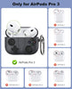 AirPods Pro 3 Case – 3D Game Console Design Silicone Cover with Keychain- White
