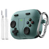 AirPods Pro 3 Case | 3D Game Console Design Silicone Protective Cover with Keychain -Green