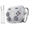 AirPods Pro 3 Case | 3D Game Console Design Silicone Protective Cover with Keychain-Grey