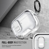 AirPods Pro 3 Case with Phone Stand &Cleaner Kit Protective Cover| TPU + PC Hybrid  Cover- - White