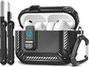 AirPods Pro 3 Case (2025 New), Secure Lock Cases Cover with Cleaning Kit & Keychain -Black