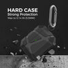 Airpods Pro 3 Case & Cover |Armor Design Hard Case with Safety Lock & Hidden Phone Stand -Black