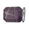Airpods Pro 3 Case & Cover |Armor Design Hard Case with Safety Lock & Hidden Phone Stand -Purple