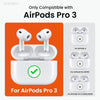 Airpods Pro 3 Case & Cover |Modern Lock Hard Rugged with Secure Lock Protective Cover -Dark Blue