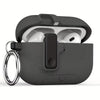Airpods Pro 3 Case & Cover |Modern Lock Hard Rugged with Secure Lock Protective Cover -Grey