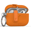 Airpods Pro 3 Case & Cover |Modern Lock Hard Rugged with Secure Lock Protective Cover -Orange