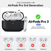 AirPods Pro 3 Case Cover | Soft Silicone Protective Cover for Men Women | White