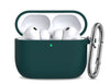 AirPods Pro 3 Case Cover | Soft Silicone Protective Cover for Men Women | Dark Green