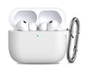 AirPods Pro 3 Case Cover | Soft Silicone Protective Cover for Men Women | White