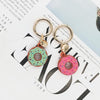 AirTag Case Donut Design – Pink & Green (2-Pack)