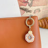 AirTag Case Donut Design – Brown & Beige (2-Pack)