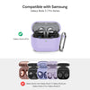 Samsung Galaxy Buds 3 Pro / Samsung Galaxy Buds 3 Case Cover | Silicone Protective Headphone case - Purple