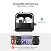 Samsung Galaxy Buds 3 Pro / Samsung Galaxy Buds 3 Case Cover | Hard TPU Protective Headphone case - Black