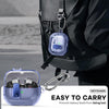 Samsung Galaxy Buds3 Case & Galaxy Buds 3 Pro Case Cover with Carabiner 2024 | TPU Clear Protection Case | Blue