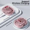 Samsung Galaxy Buds3 Case & Galaxy Buds 3 Pro Case Cover with Carabiner 2024 | TPU Clear Protection Case | Pink
