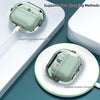 Samsung Galaxy Buds3 Case & Galaxy Buds 3 Pro Case Cover | Holder Clip TPU Protection Case with Carabiner | Green
