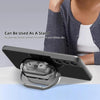 Samsung Galaxy Buds3 Case & Galaxy Buds 3 Pro Case Cover | Holder Clip TPU Protection Case with Carabiner | Grey