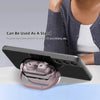 Samsung Galaxy Buds3 Case & Galaxy Buds 3 Pro Case Cover | Holder Clip TPU Protection Case with Carabiner | Light Pink