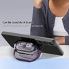 Samsung Galaxy Buds3 Case & Galaxy Buds 3 Pro Case Cover | Holder Clip TPU Protection Case with Carabiner | Purple