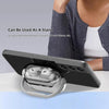 Samsung Galaxy Buds3 Case & Galaxy Buds 3 Pro Case Cover | Holder Clip TPU Protection Case with Carabiner | White